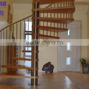 Luxury Wrought Iron Spiral Staircase(PR-2013) thumbnail-1