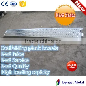 USA Standard ISO Used for Types of Cuplock Scaffolding 9 Inch Width Q235 Hot Dip Galvanized Scaffolding Steel Plank Walk Board thumbnail-1