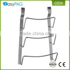 New Design OEM Service Wall Mounted Kitchen Stainless Steel Hanging Pot Lid Holder thumbnail-2
