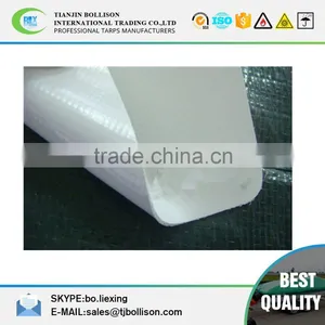 1.2mm 2000D High Grade PVC Coated Polyster Fabric /PVC Coated Tarpaulin thumbnail-1