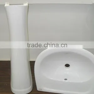 Cheap Price Ceramic Pedestal Washbasins DW203 thumbnail-5