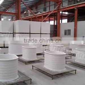 High Purity Refractory Ceramic Fiber Vacuum Formed Tube Shapes thumbnail-1