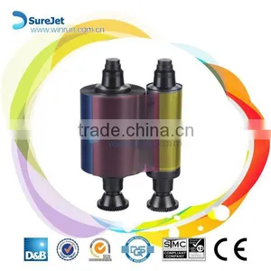 Printer Ribbon for Evolis R2F010NAA YCMKO Color With Prints 400 thumbnail-1