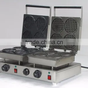 Electric Smile Waffle Maker & Round Waffle Maker thumbnail-4
