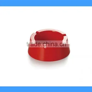DCA009154RED Shiny RED Color Melamine Ashtray, Melamine Cigarette Ashtray, Round Ashtray thumbnail-1