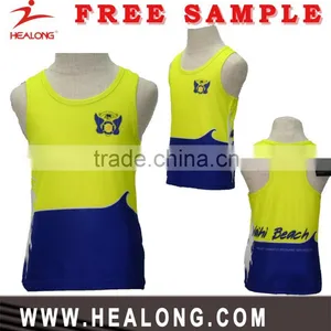 Healong Design Shorty Sleeves Neoprene Fabric Swimming Wetsuit Surfing Suit Wetsuit thumbnail-1