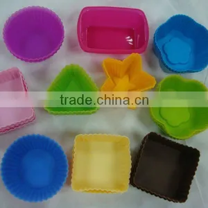 Food Grade Silicone Triangle Cupcake Mould/muffin Mold/ FDA LFGB Proved Bakeware thumbnail-4