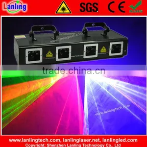 1400mW Four Head Stage Light dj Laser Show System Disco Party Lighting thumbnail-1