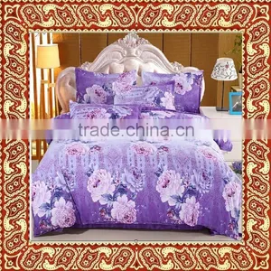 2016 Top Sale 100% Polyester Fabric Home Textile 3d Prainting Bedsheet thumbnail-3