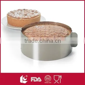 Wholesale Retractable Stainless Steel Cake Ring Set thumbnail-2