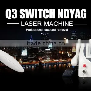 CE Certificated Q-Switch Nd: Yag Laser Tattoo Removal 1000W Machine With 1064nm & 532nm Wavelength In 800mj thumbnail-1