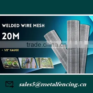 Galvanised Welded Mesh Wire 20m Rabbit Hutch Dog Run Fence Panel thumbnail-2