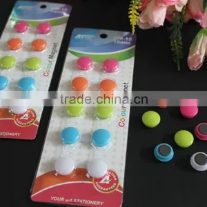 Round Shape 15mm Color Magnet Button for Office, Whiteboard, Frige, Freezer, School. Wholesale Magnet Button Cheap Sale! thumbnail-5