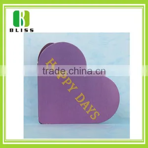 New Happy Birthday Paper Cut Greeting Heart Shape Folding Handmade Love Greeting Card thumbnail-3