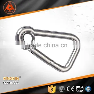 High Quality Triangle Shape Snap Hook Stainless Steel Snap Hook With Eye thumbnail-1