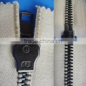 With Cotton Tape Nickel Brass Zipper thumbnail-1