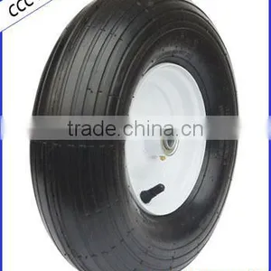 Pneumatic Tubless Slick Smooth Wheels Barrow Wheels 400-8 thumbnail-4