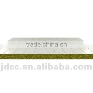 Heat Insulation and Fireproof Rock Wool Sandwich Panel thumbnail-1