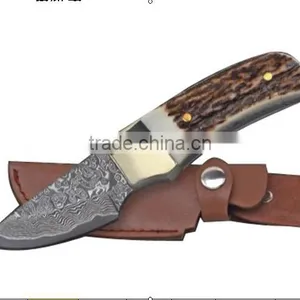 Hunting Damascus Knives, High Quality thumbnail-1