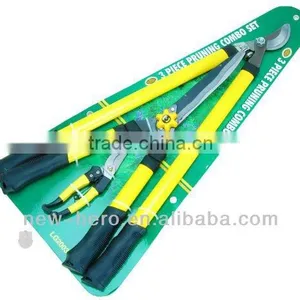 3-Piece Ratchet Pruner Set for Lawn and Garden thumbnail-1