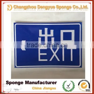Outdoor Warning Anti-aging Anti UV Fireproof Waterproof Self Adhesive Indicative Guard Rubber Foam thumbnail-2