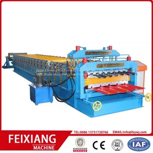 Double Layer Color Steel Sheet Roll Forming Machine thumbnail-3