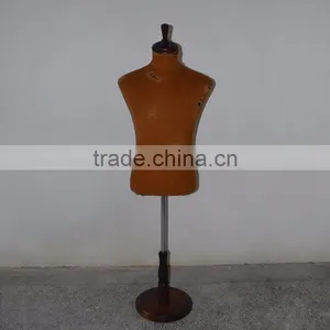 Worn Out Fabric Upper Body Retro Man Tailor Mannequin Display thumbnail-1