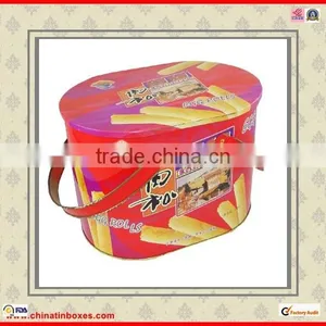 With 2 Lids Lollipop Oval Gift Metal Box thumbnail-4