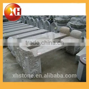 Outdoor Stone Granite Park Bench With Cheap Sale thumbnail-3