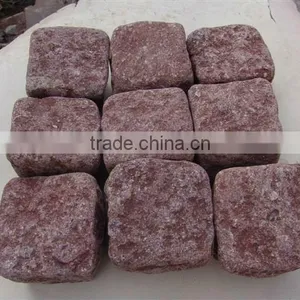 Chinese Ocean Red Granite Cubes thumbnail-1