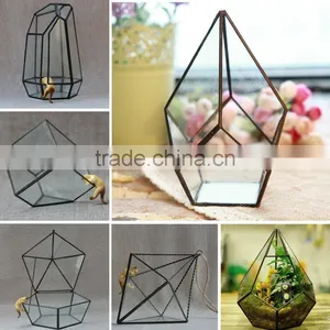 Micro Landscape Plant Glass Greenhouse Clear Geometric Terrarium thumbnail-6