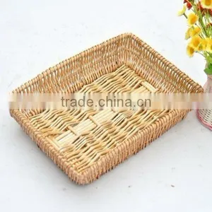 HOT Eco-friendly Rectangle Bread Basket Wicker Basket thumbnail-1