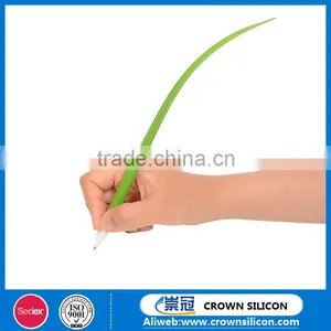 Green Grass Soft Silicone Rubber Refreshing Ballpoint Pen thumbnail-1