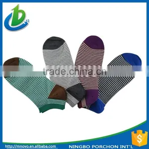Wholesale Korea Stripe Slipper Man Loafer Socks thumbnail-1