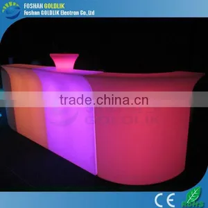 Music Control Illuminated Bar Furniture Set LED Restaurant Bar Counter thumbnail-2