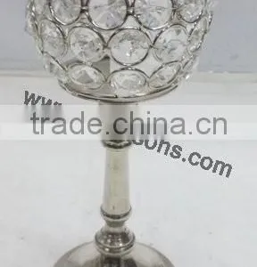 Home Decoration Use Crystal Table Votive Candle Stand for Wedding thumbnail-5