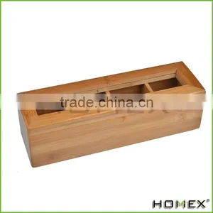 High Quality Wholesale Natural Bamboo Tea Box With Bamboo Lid/Homex_Factory thumbnail-2