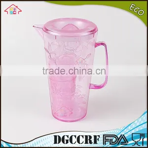 NBRSC Set of 5 Pcs Plastic PS Cold Water Jug Water Kettle Hollow Drinking Bottle PP Pot Double Layer Watering Can thumbnail-2