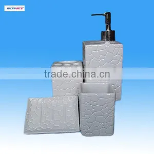 Wholesale Ceramic Hotel Bathroom Accessories 4/s thumbnail-1