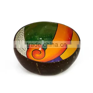 Cheap Price Handmade Vietnam Lacquer Coconut Bowl From Natural Coconut Shell Bowl thumbnail-3
