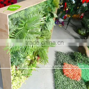 GNW GLW102 Vertical Wall Garden Fake Plastic Plants Grass Walls Green Color for Garden Landscaping thumbnail-1
