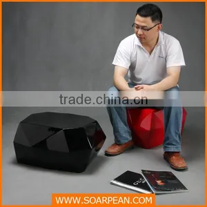 Modern Home Funiture Living Room Furniture Diamond Stool thumbnail-6