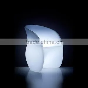 LED Illuminated Furniture, Outdoor Furniture, Color Changeable Glowing Sofa for One Seat thumbnail-1