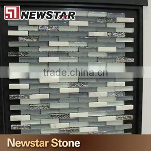 Gass Mix Stone Mosaic Tile for Swimming Pool thumbnail-1