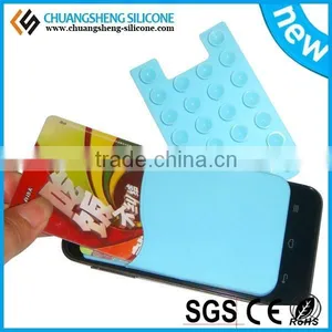 1 Pcs Anti-slip Silicone Suction Cup Mat Phone Holder Rectangle Sucker for Cellphone thumbnail-4