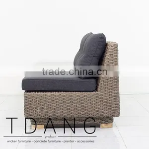 Sunvilla Outdoor Wicker Bench - Vietnam Conversation Furniture - Outdoor Poly Rattan thumbnail-3