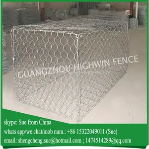 Galvanized 3 x 1 x 0.3m Gabion From China thumbnail-1