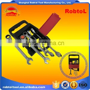 5 in 1 Set Kit Ratchet Wrench Flexible Head Gear Spanner Combination Torque Chrome Vanadium Auto Repair Two Way thumbnail-1