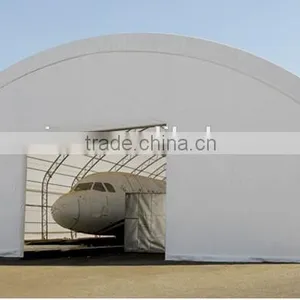 Fabric Airplane Hangar Canopy, Engineered Fabric Building ,Commercial Warehouse Tent , Heavy Duty Fabricated Storage Shelter thumbnail-6