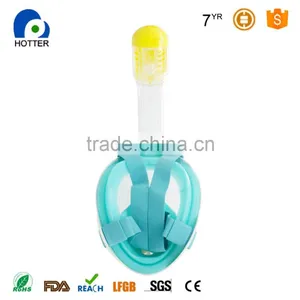 Full View Flat Face Diving Full Face Snorkel Mask thumbnail-2